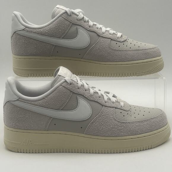 Mens Size Nike 10.5 Air Force 1 '07 LX Phantom Summit White Sneakers HF2897 001 - Picture 1 of 5